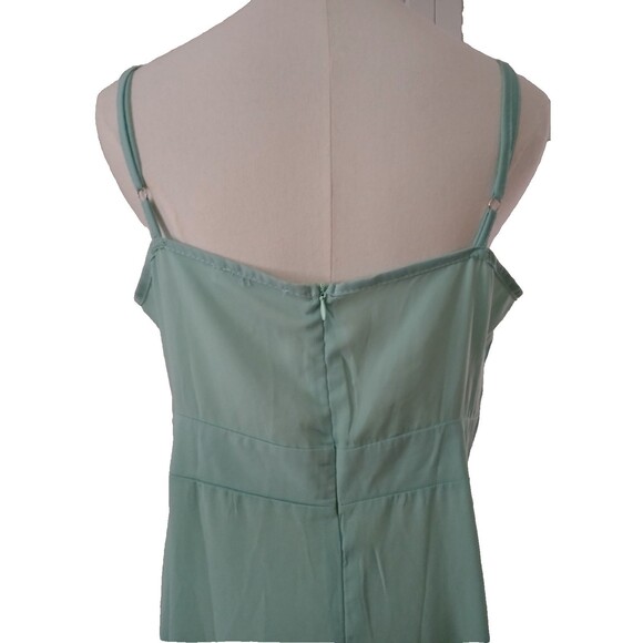 Dress Fo Women's Size XL High Low Light Green Dress Lightweight Dancing Clubbing - Picture 5 of 10